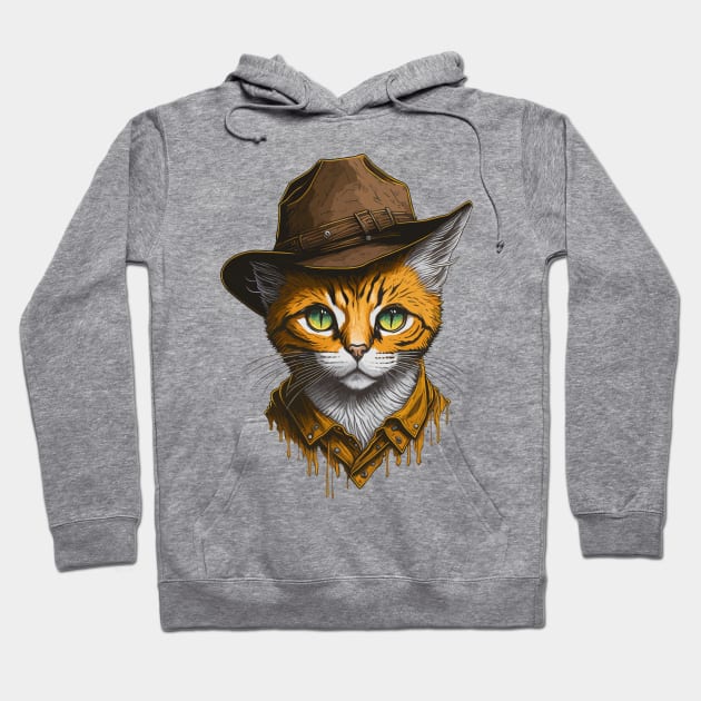 Adorable cat Hoodie by remixer2020